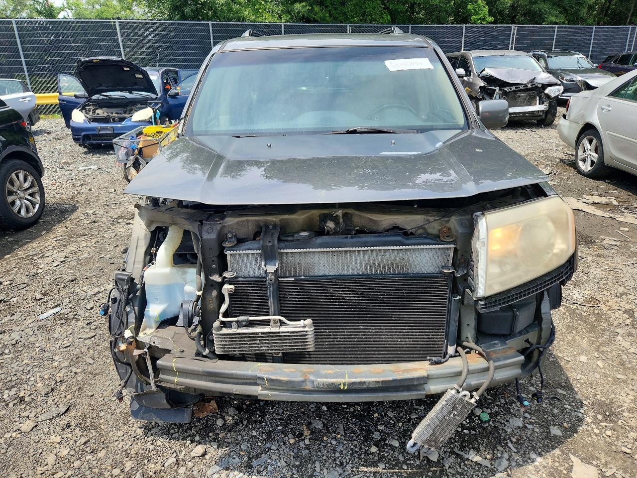 2009 Honda Pilot Touring Серый vin: 5FNYF48809B046994