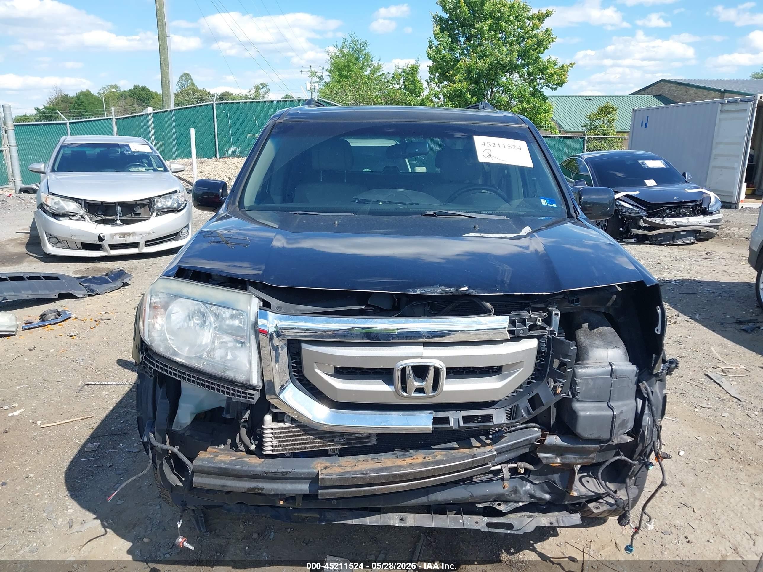 2009 Honda Pilot Touring Черный vin: 5FNYF48829B016038