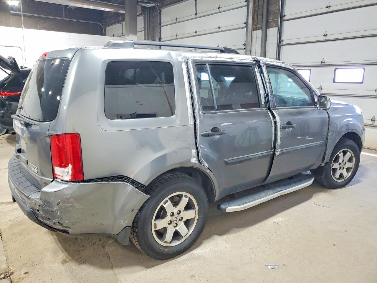 2009 Honda Pilot Touring Gray vin: 5FNYF48889B011619