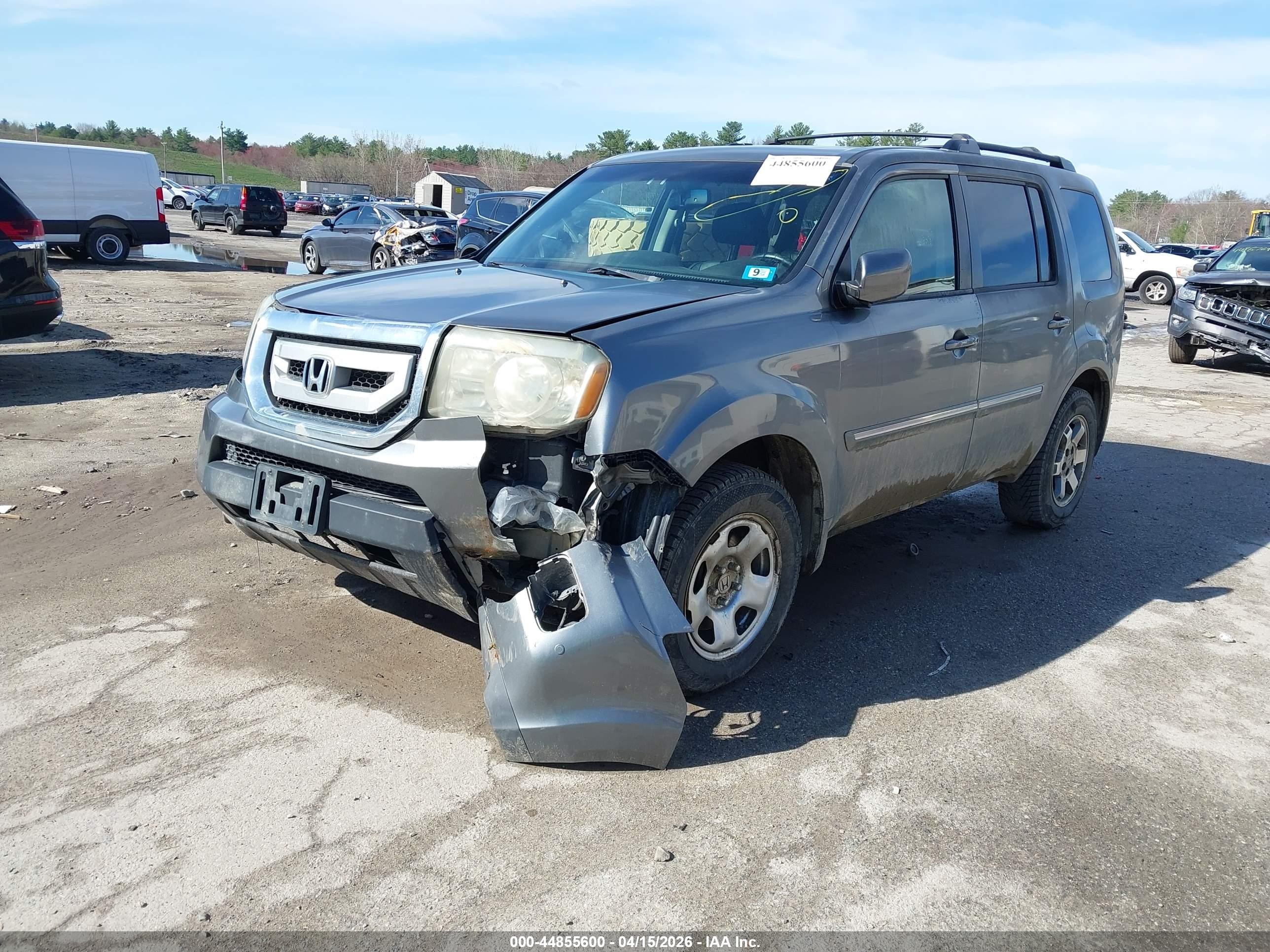 2009 Honda Pilot Touring Gray vin: 5FNYF48909B041075