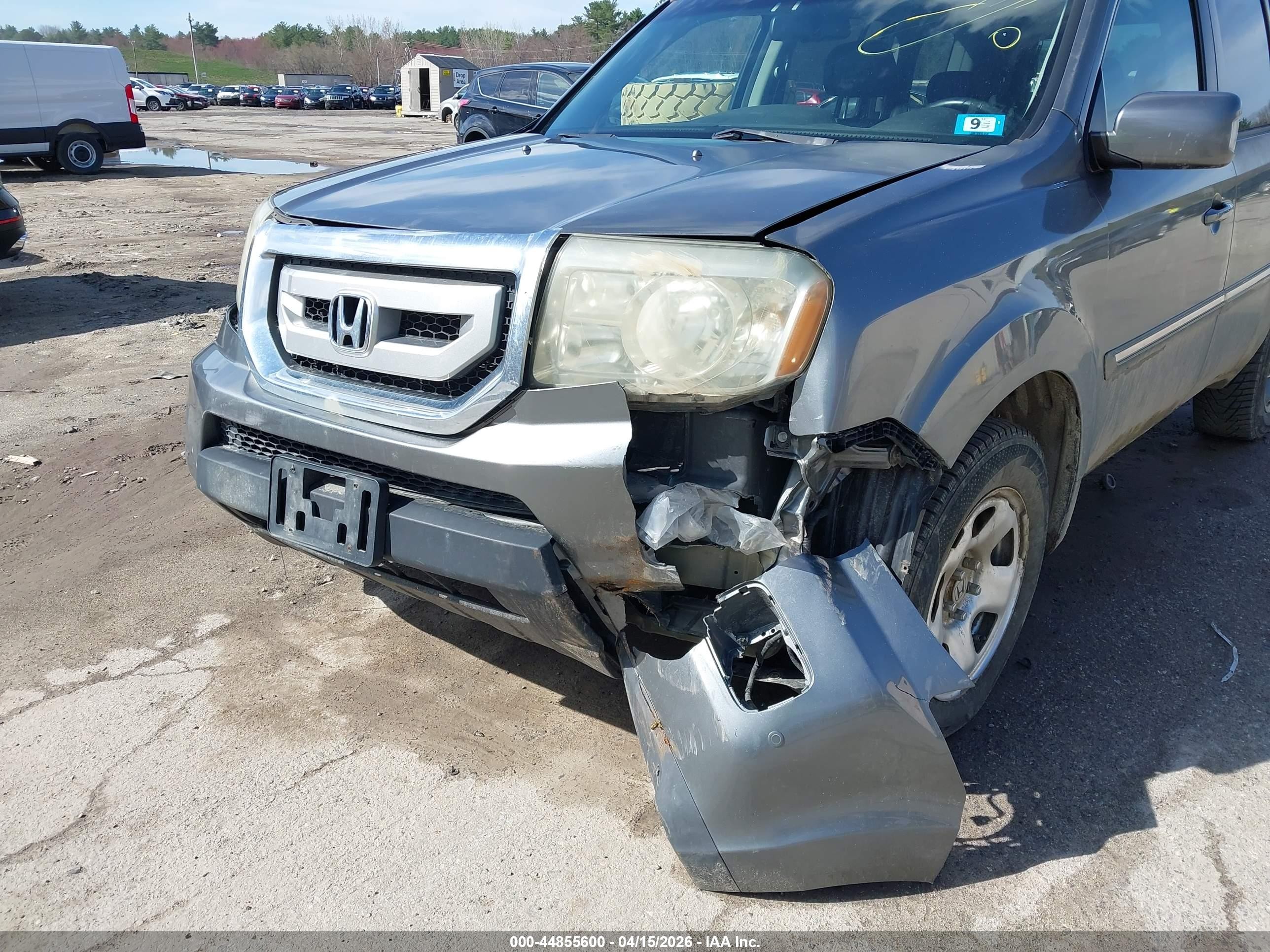 2009 Honda Pilot Touring Gray vin: 5FNYF48909B041075