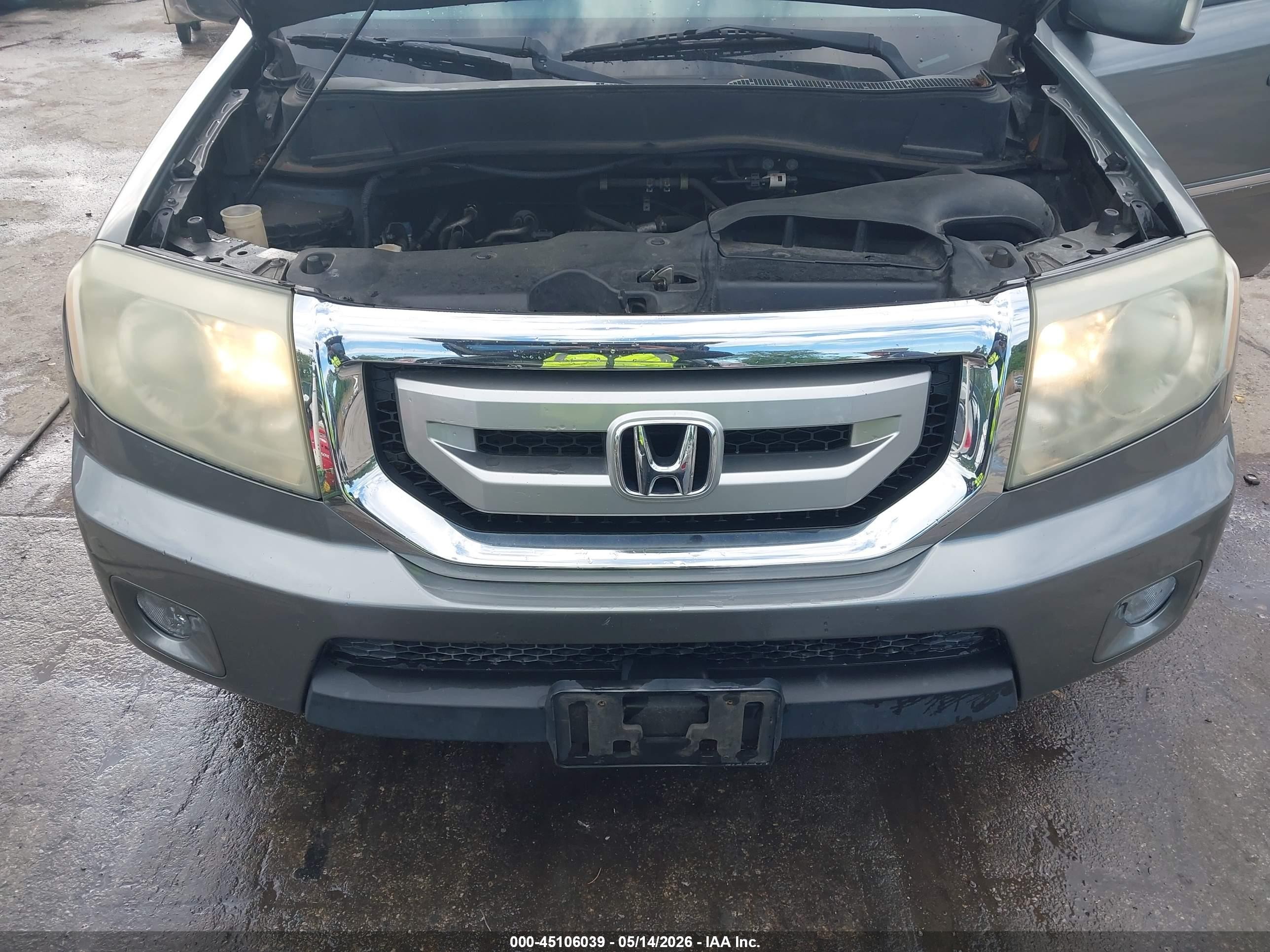 2009 Honda Pilot Touring Gray vin: 5FNYF48919B010174