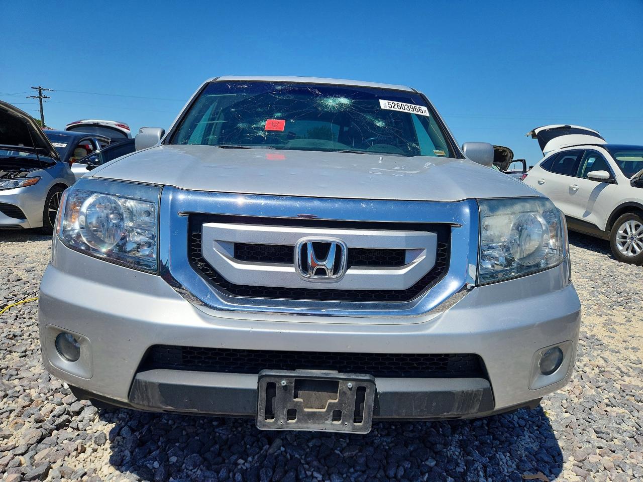 2009 Honda Pilot Touring Silver vin: 5FNYF48929B003508