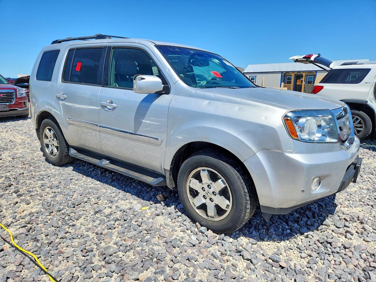 2009 Honda Pilot Touring Silver vin: 5FNYF48929B003508