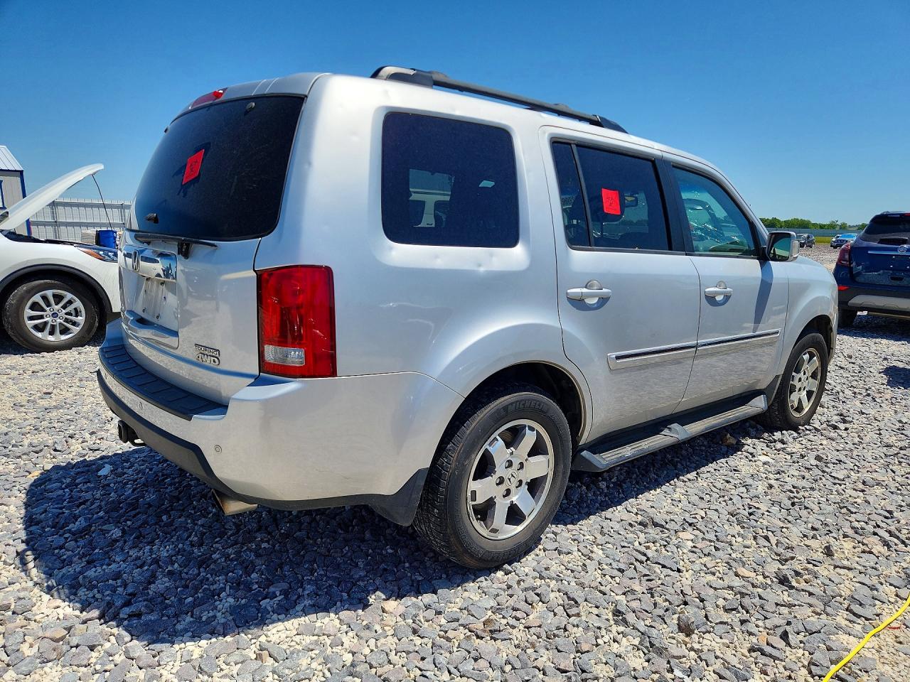 2009 Honda Pilot Touring Silver vin: 5FNYF48929B003508