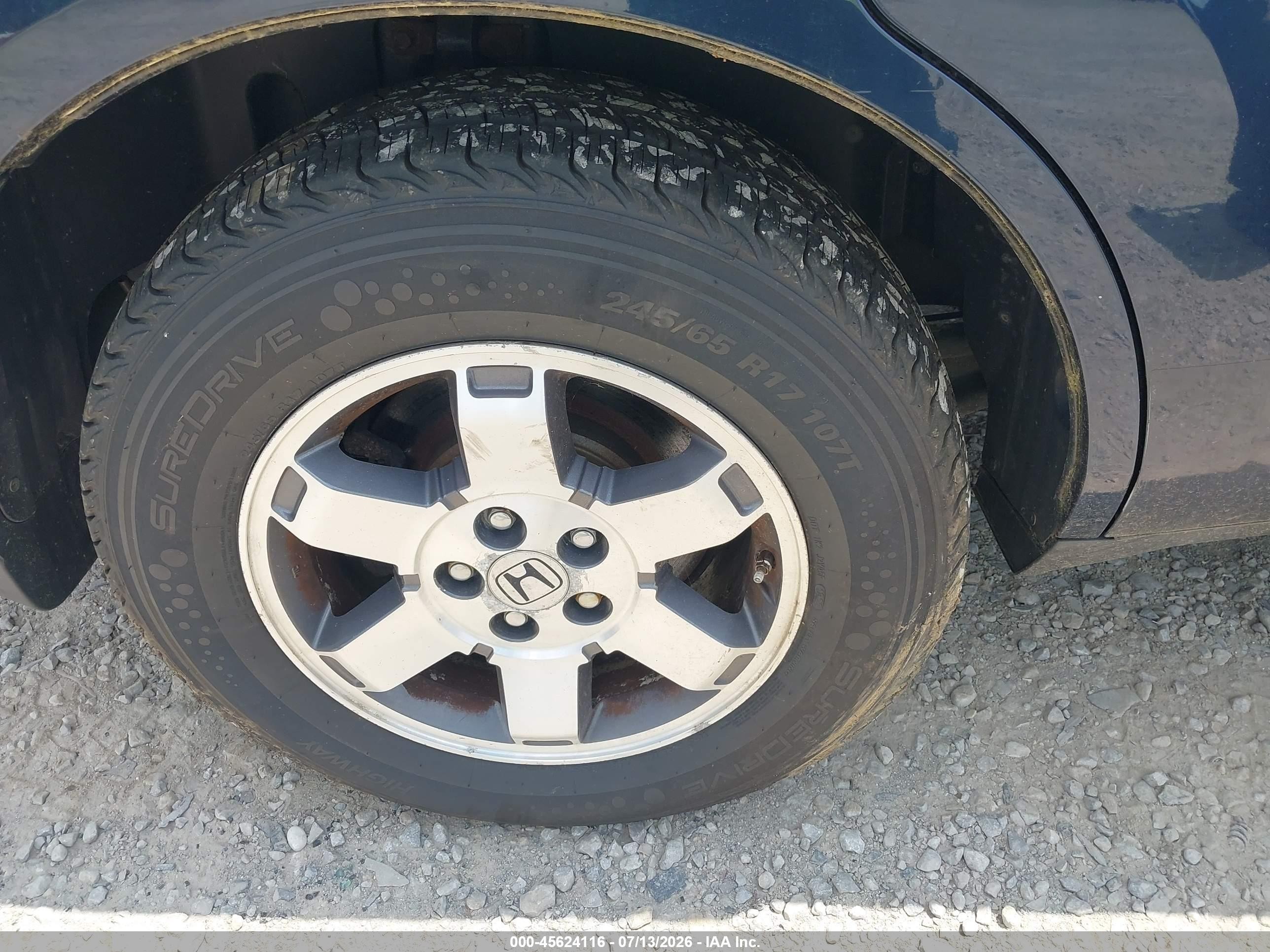 2009 Honda Pilot Touring Синий vin: 5FNYF48949B047610