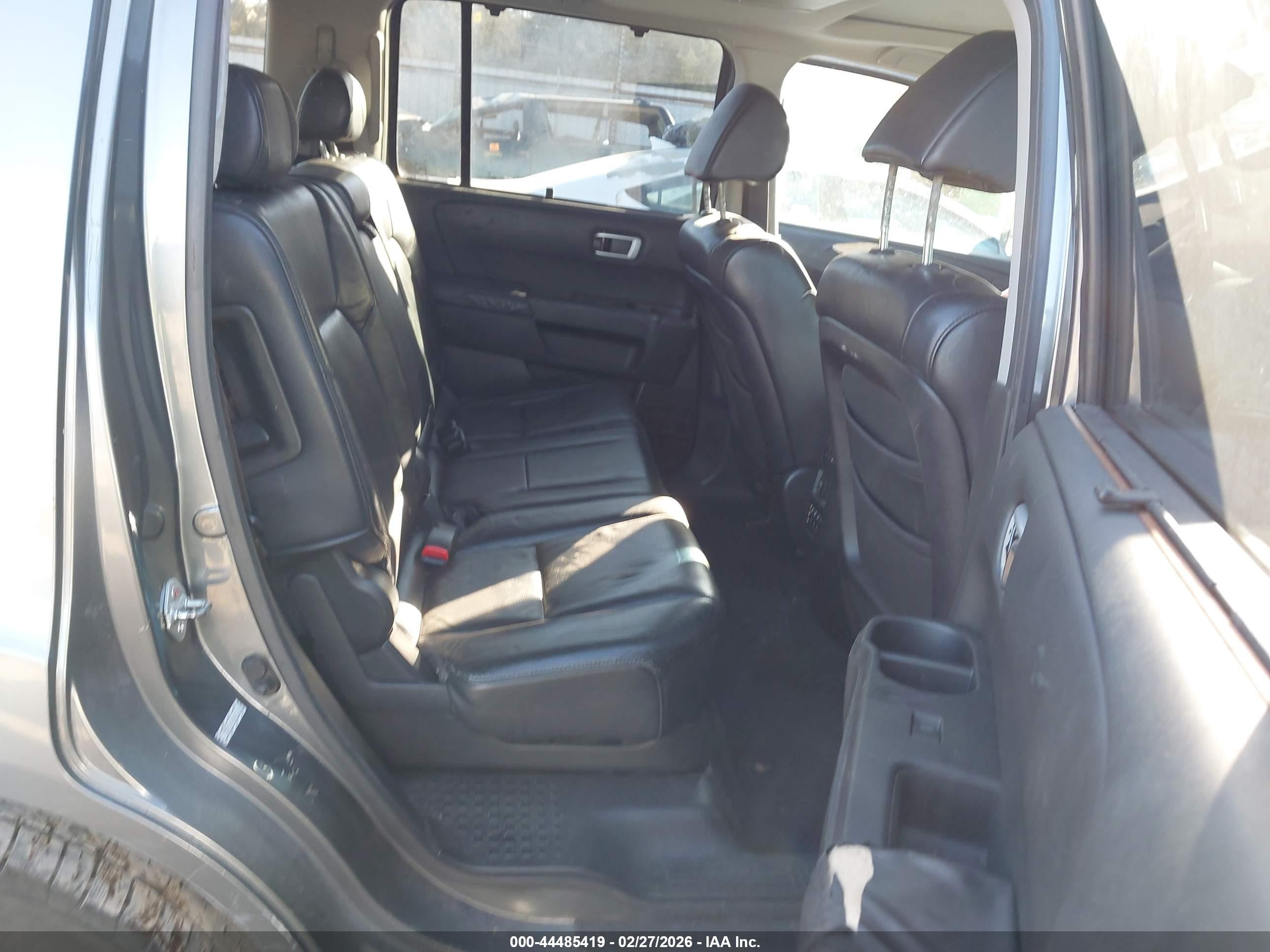 2009 Honda Pilot Touring Gray vin: 5FNYF48969B021512
