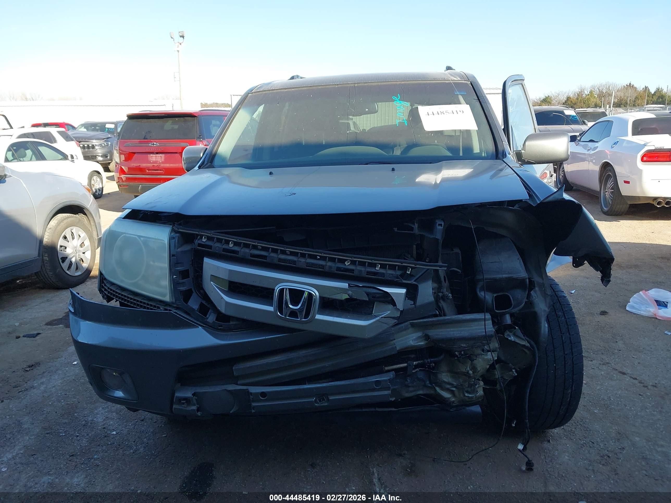 2009 Honda Pilot Touring Gray vin: 5FNYF48969B021512