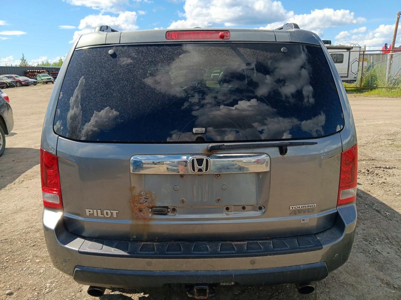 2009 Honda Pilot Touring Gray vin: 5FNYF48979B012849