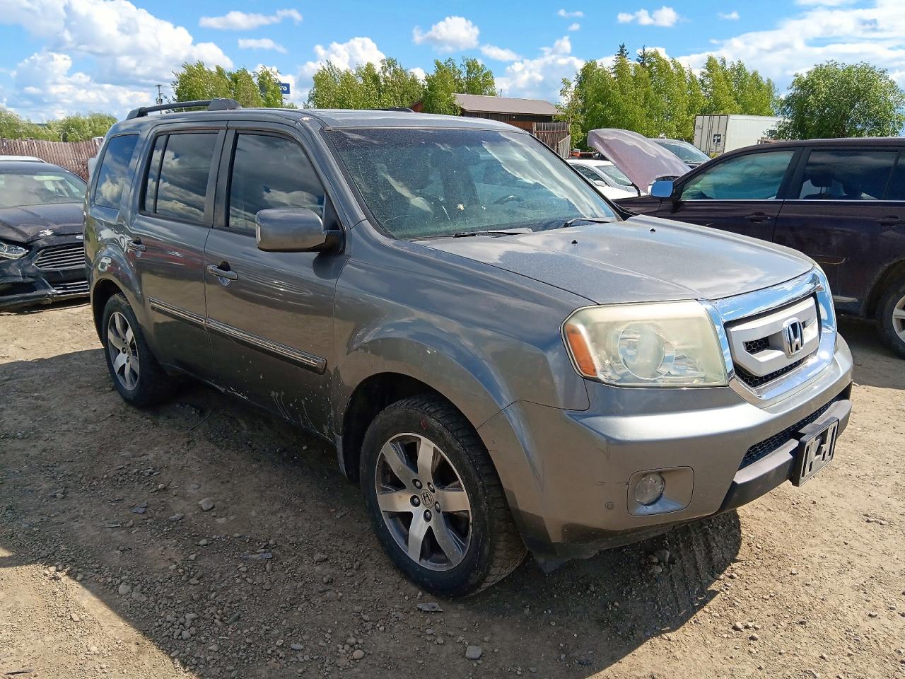 2009 Honda Pilot Touring Gray vin: 5FNYF48979B012849