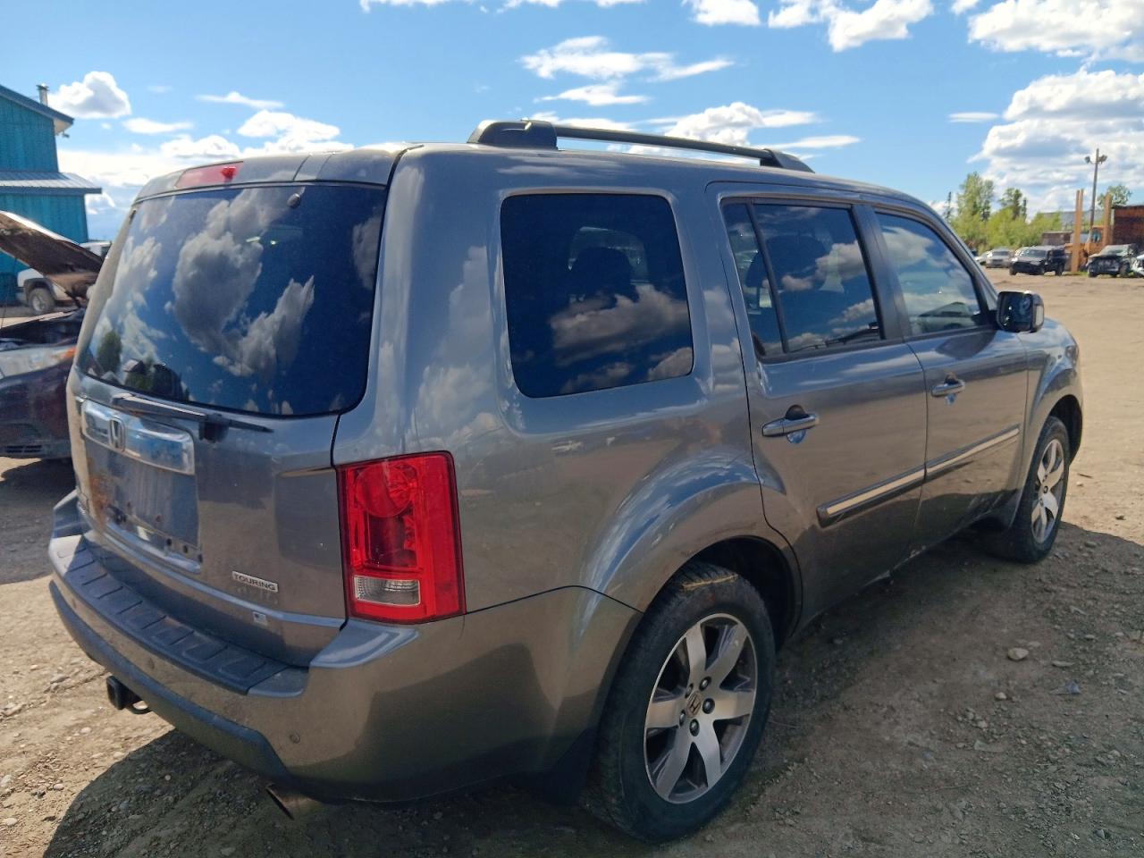 2009 Honda Pilot Touring Gray vin: 5FNYF48979B012849