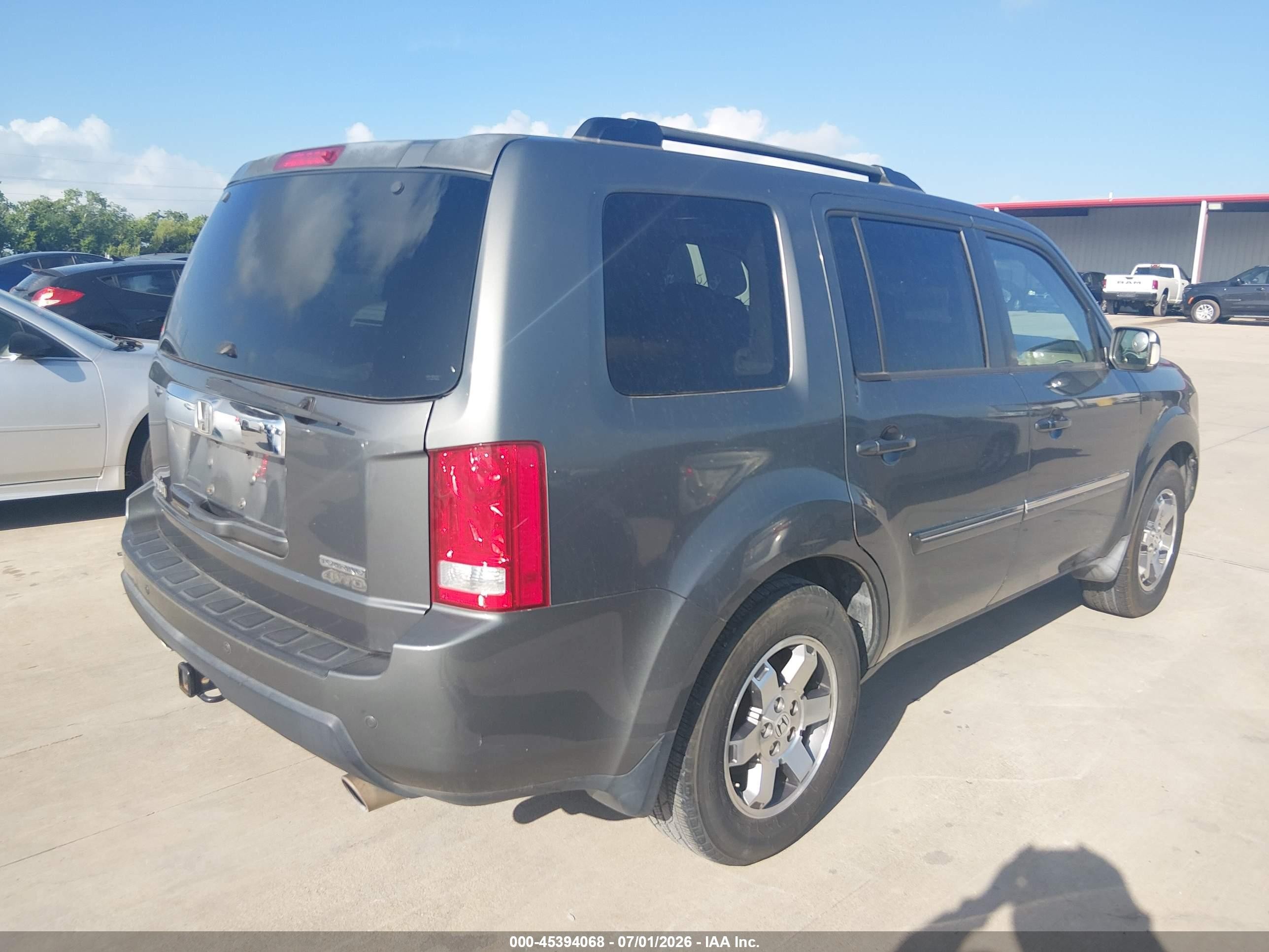 2009 Honda Pilot Touring Gray vin: 5FNYF48979B013614