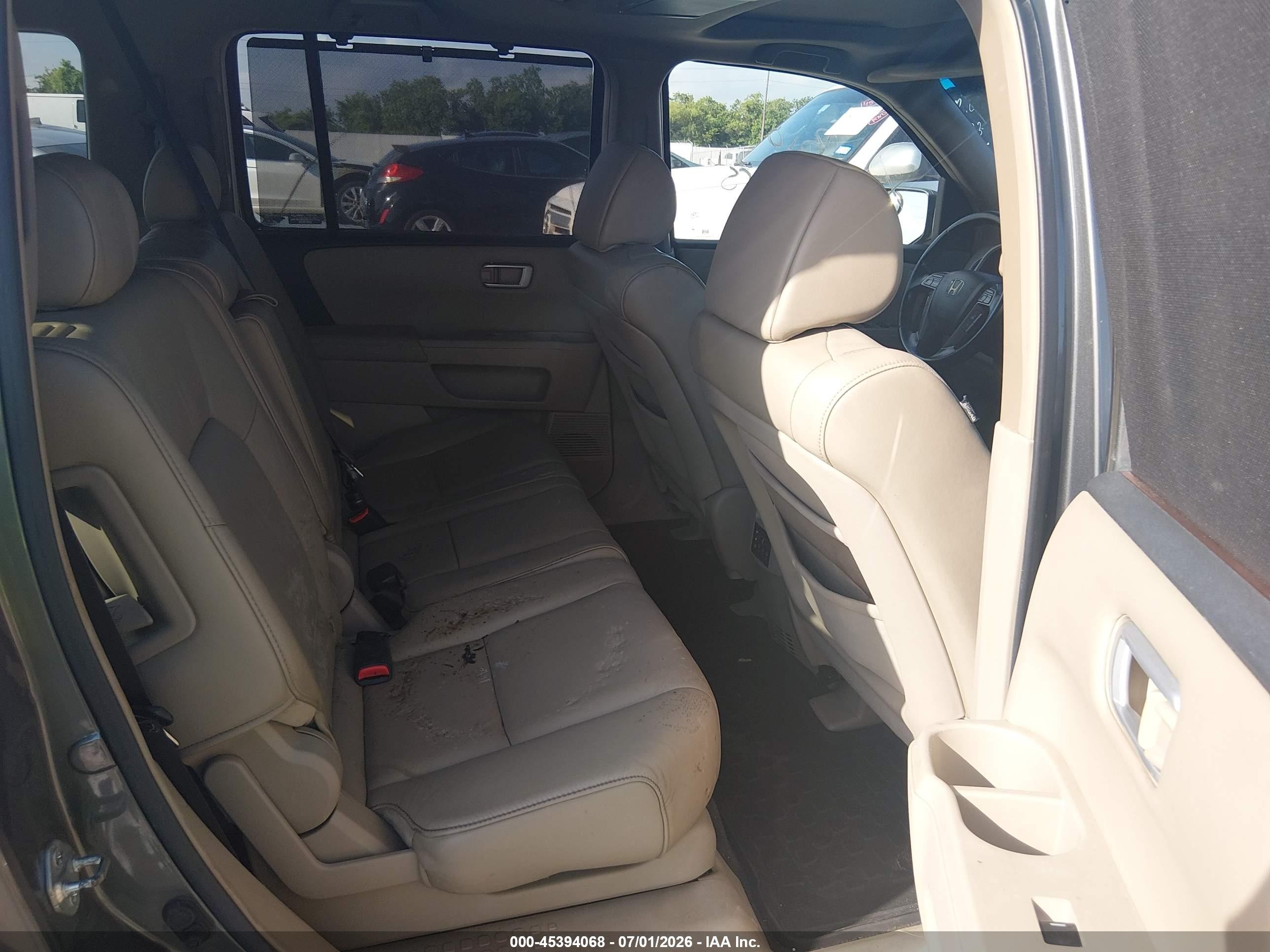 2009 Honda Pilot Touring Gray vin: 5FNYF48979B013614