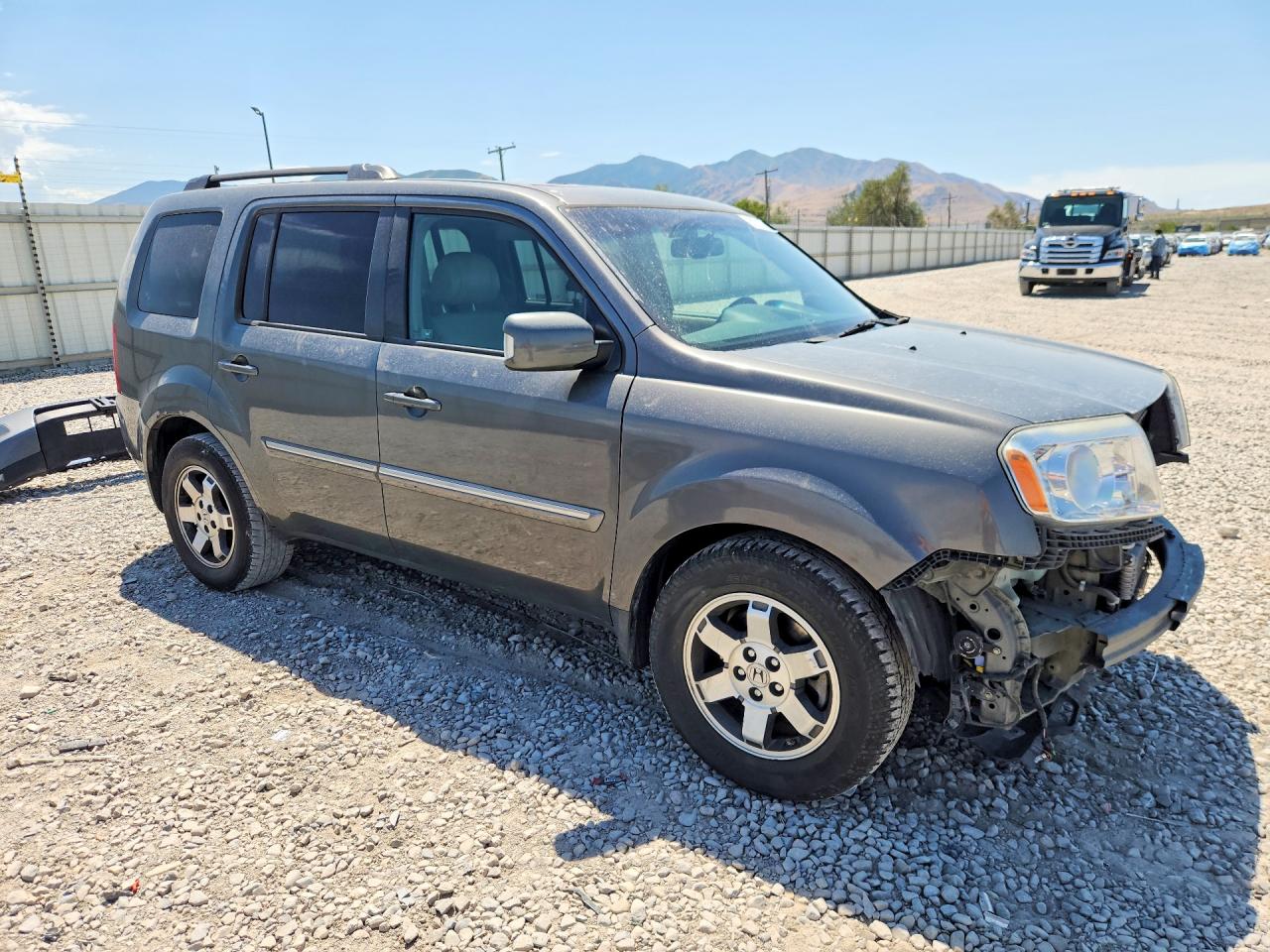 2009 Honda Pilot Touring Серый vin: 5FNYF48989B013900