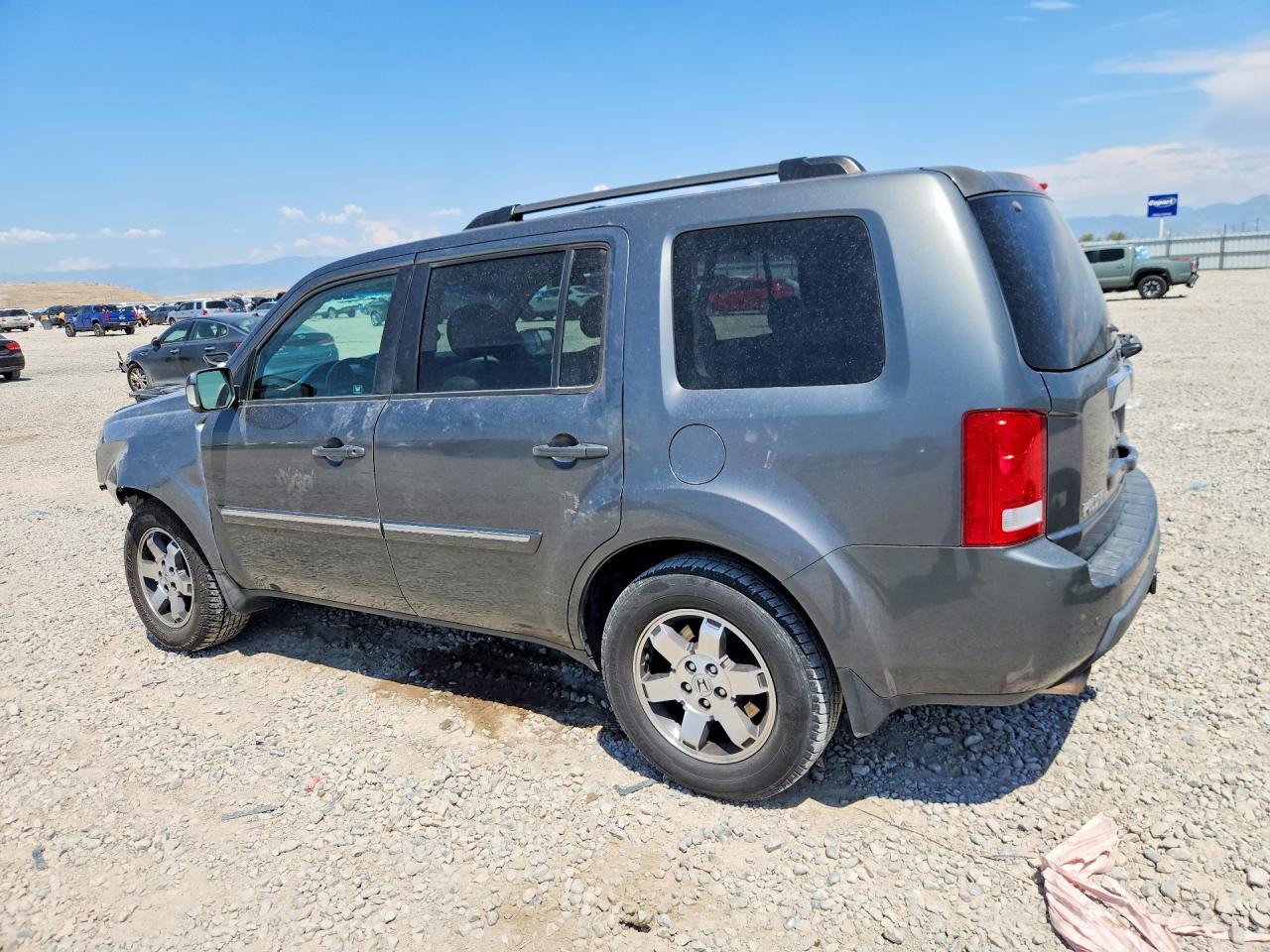 2009 Honda Pilot Touring Серый vin: 5FNYF48989B013900