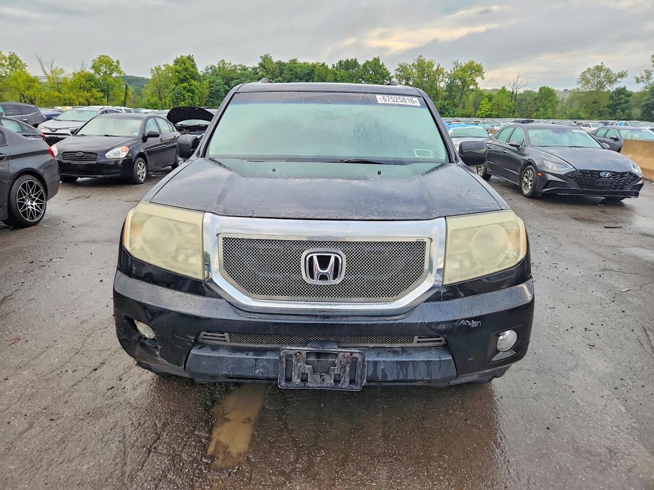 2009 Honda Pilot Touring Black vin: 5FNYF48999B045609