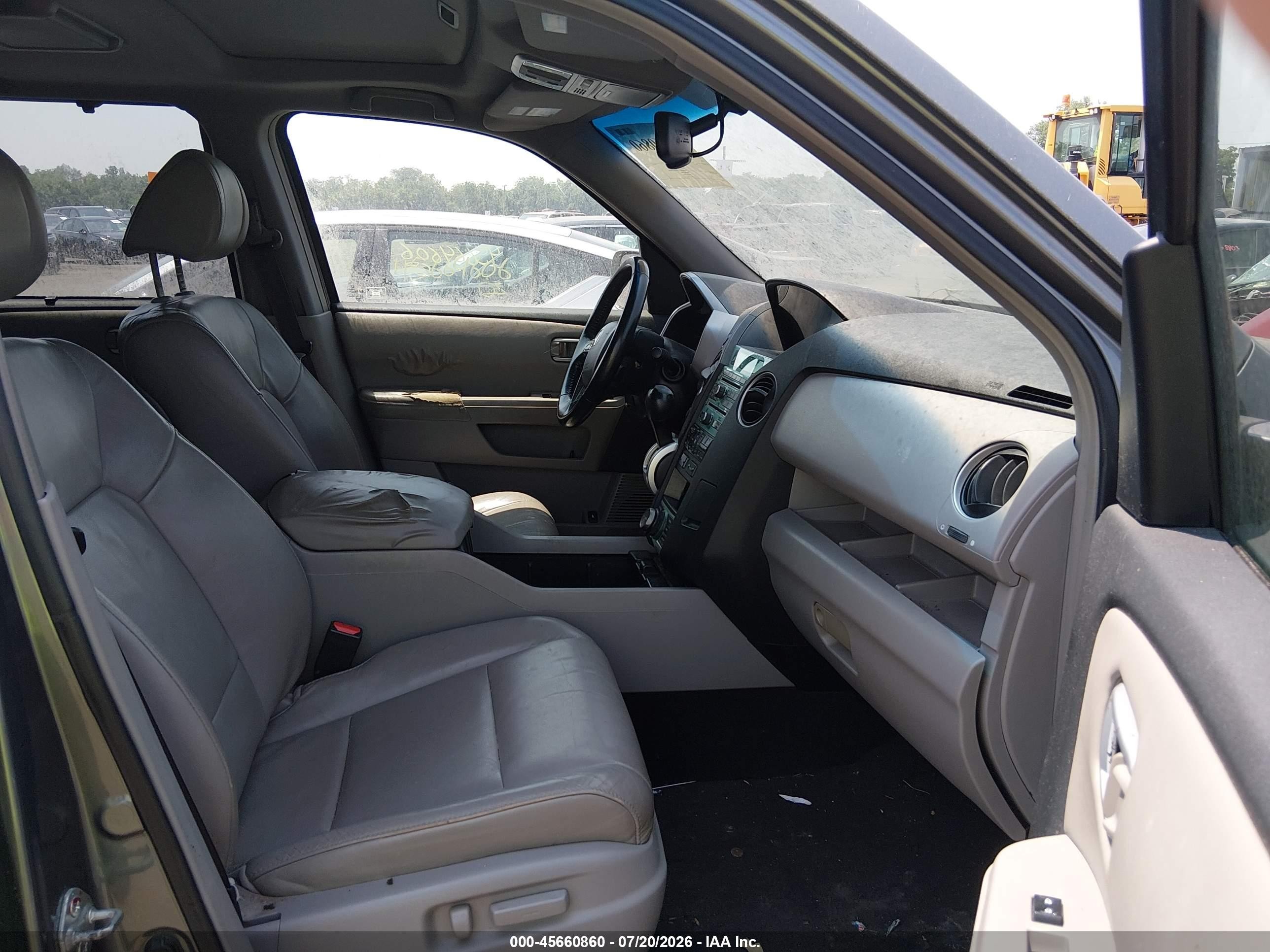 2009 Honda Pilot Touring Gray vin: 5FNYF489X9B031282