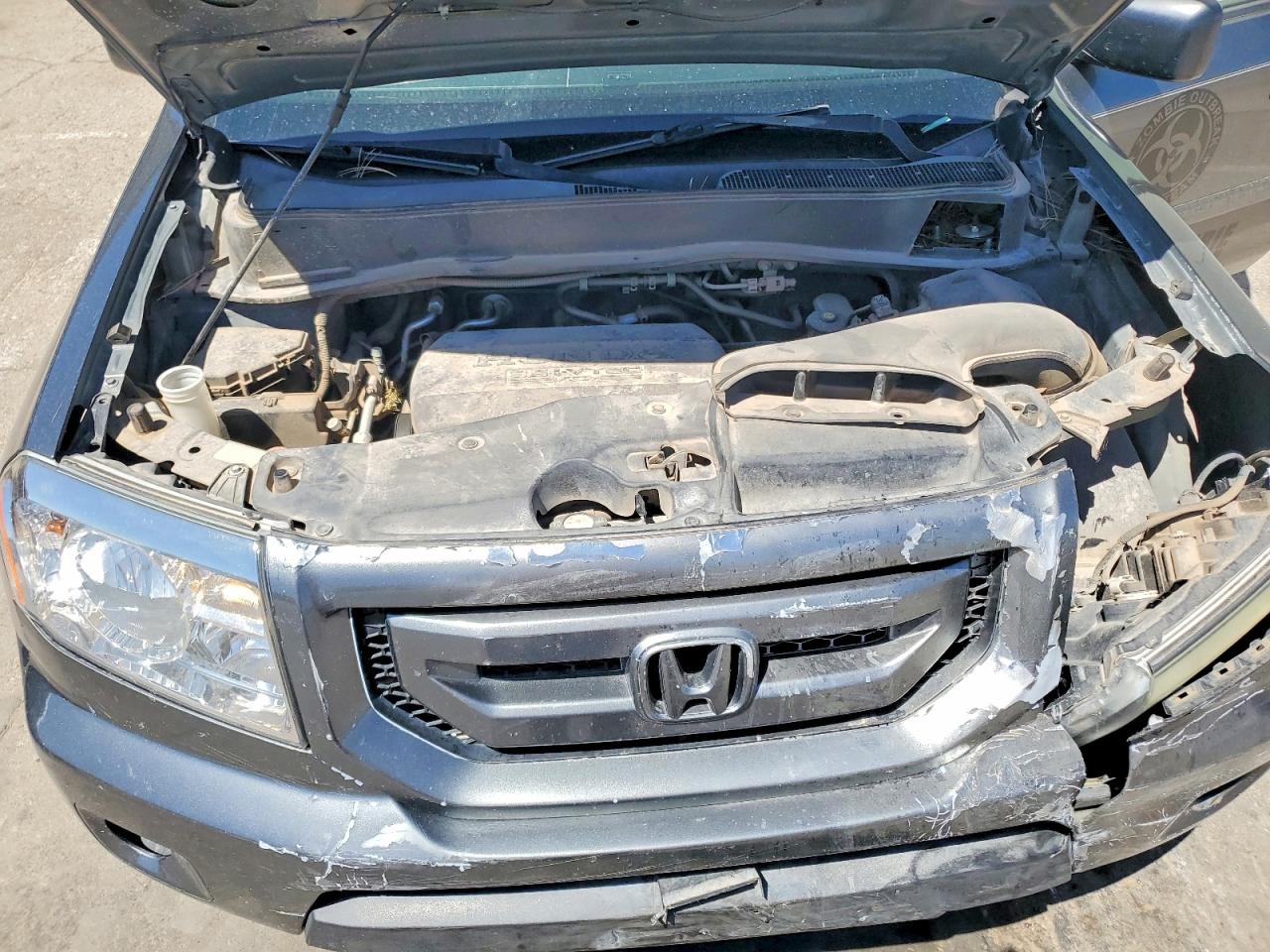 2011 Honda Pilot Lx Gray vin: 5FNYF4H20BB013477