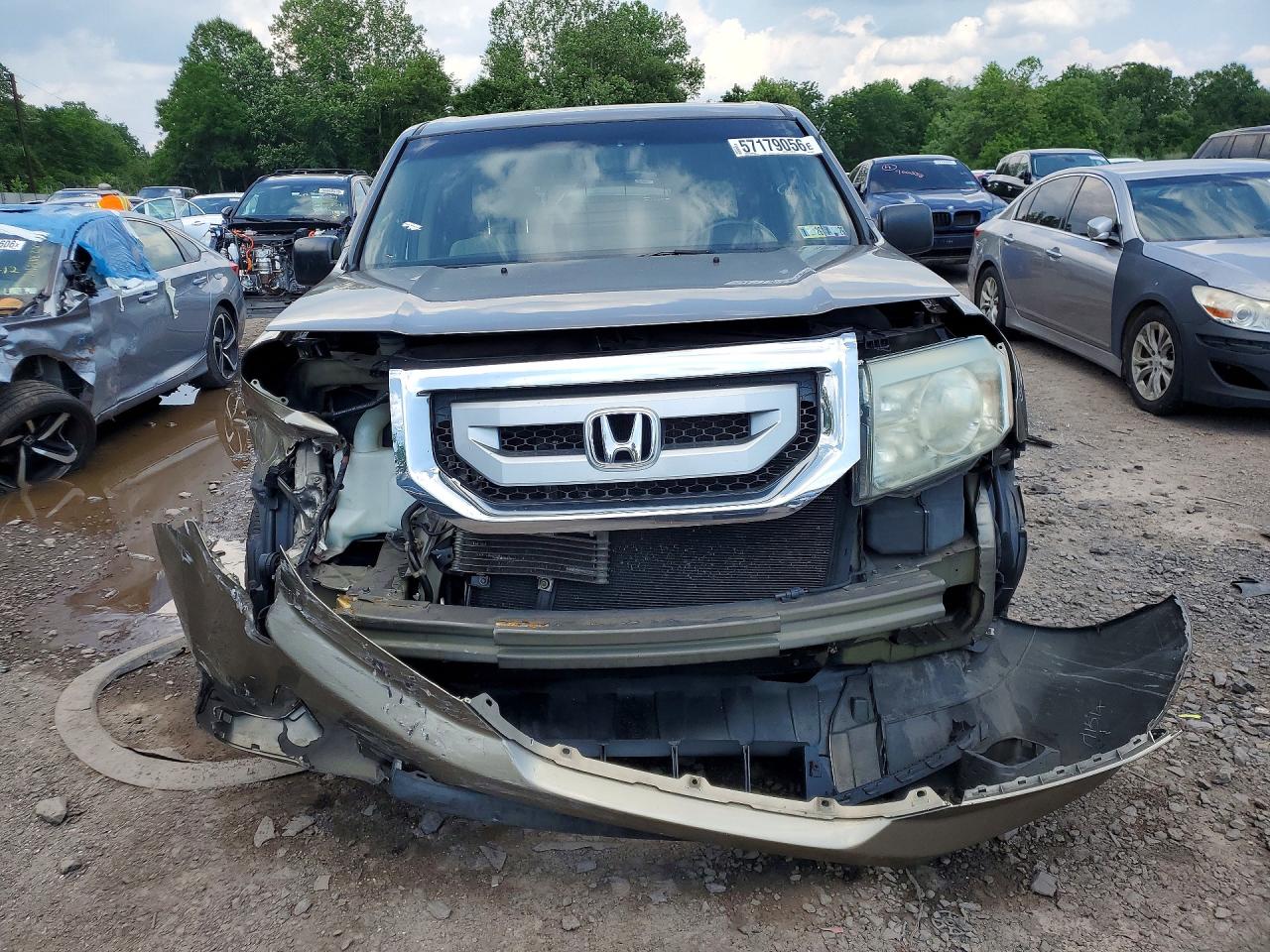 2011 Honda Pilot Lx Tan vin: 5FNYF4H20BB097932