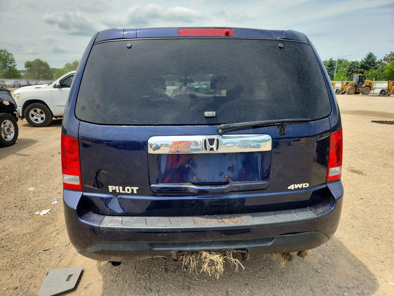 2013 Honda Pilot Lx Blue vin: 5FNYF4H20DB033571