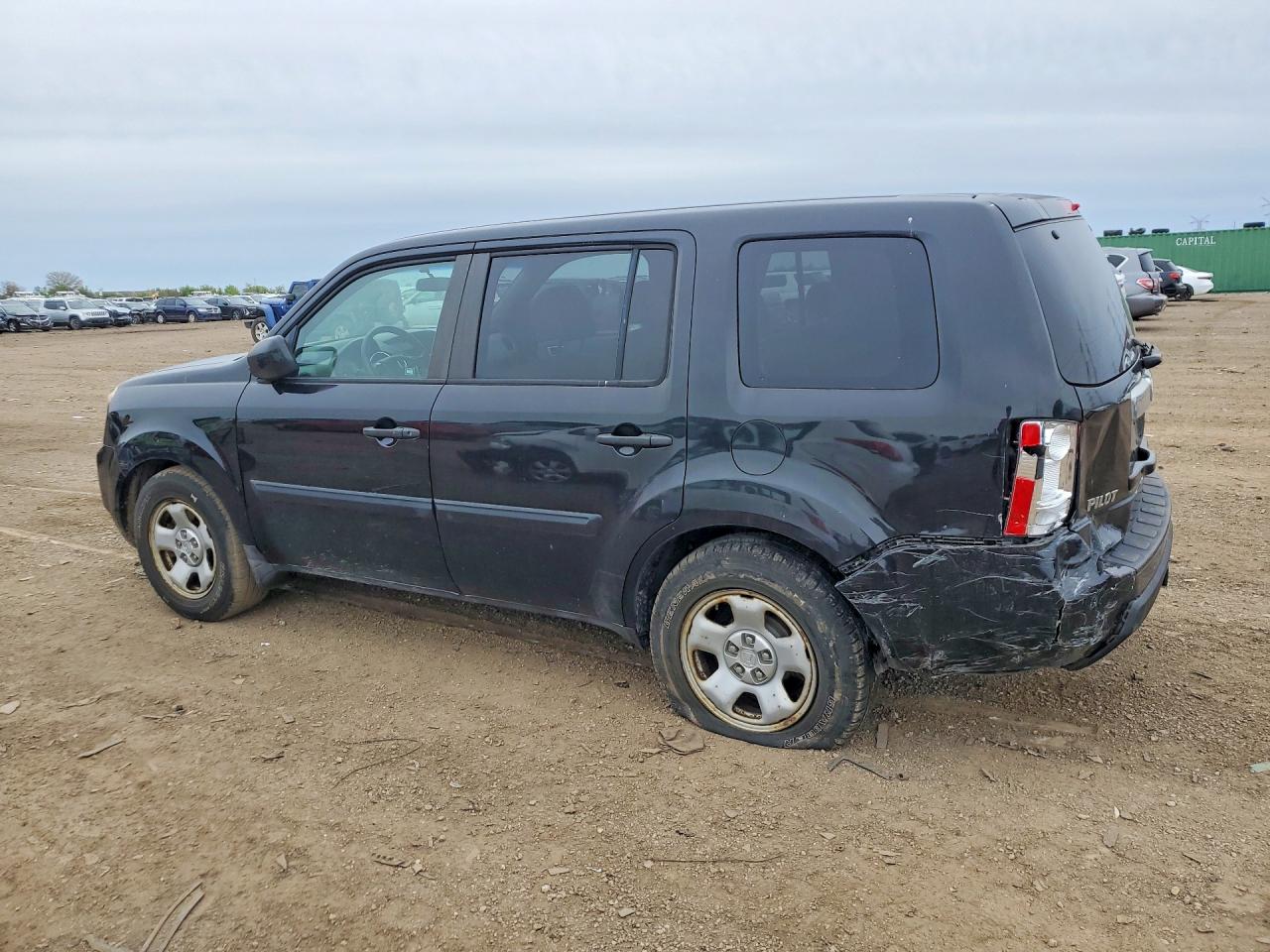 2010 Honda Pilot Lx Черный vin: 5FNYF4H21AB020078