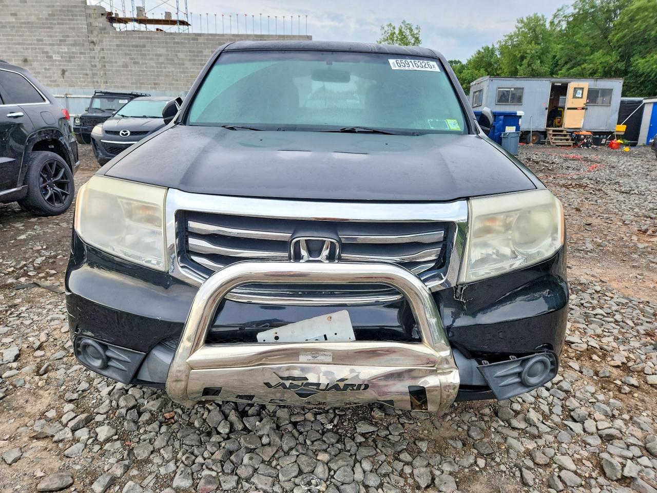 2012 Honda Pilot Lx Black vin: 5FNYF4H21CB032900