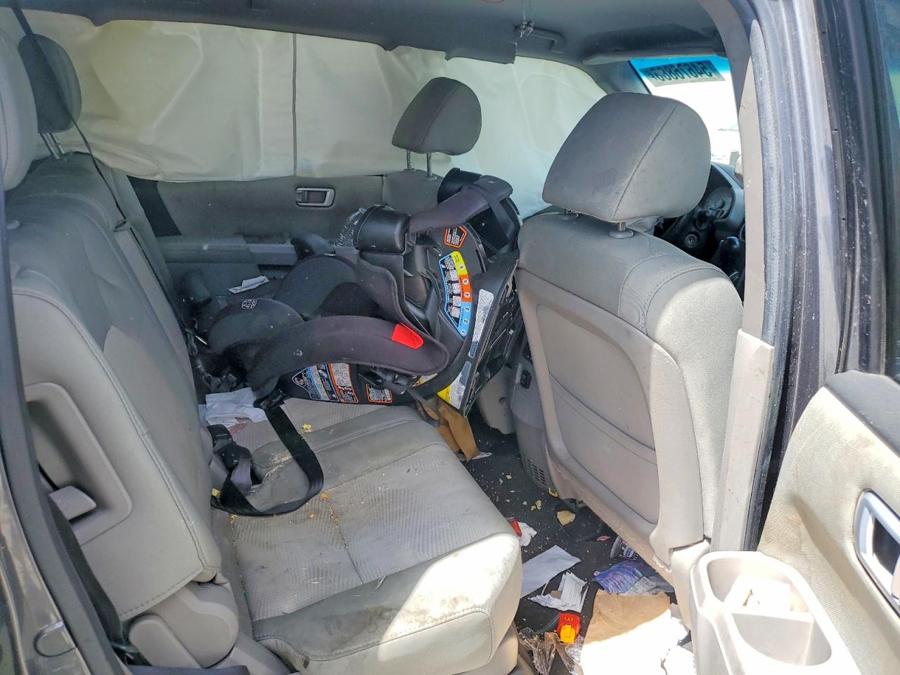 2012 Honda Pilot Lx Gray vin: 5FNYF4H21CB063094