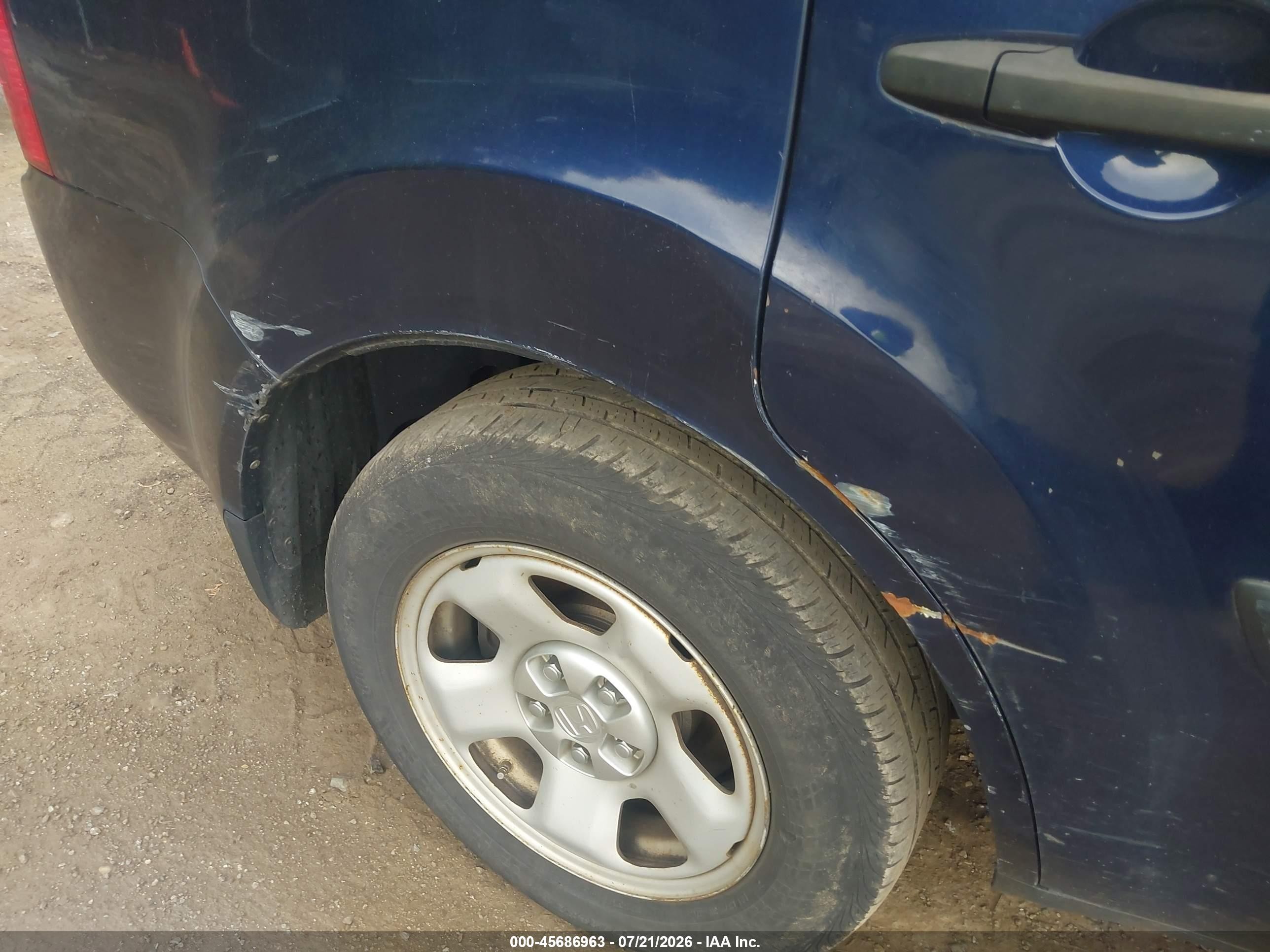 2013 Honda Pilot Lx Dark Blue vin: 5FNYF4H21DB006685