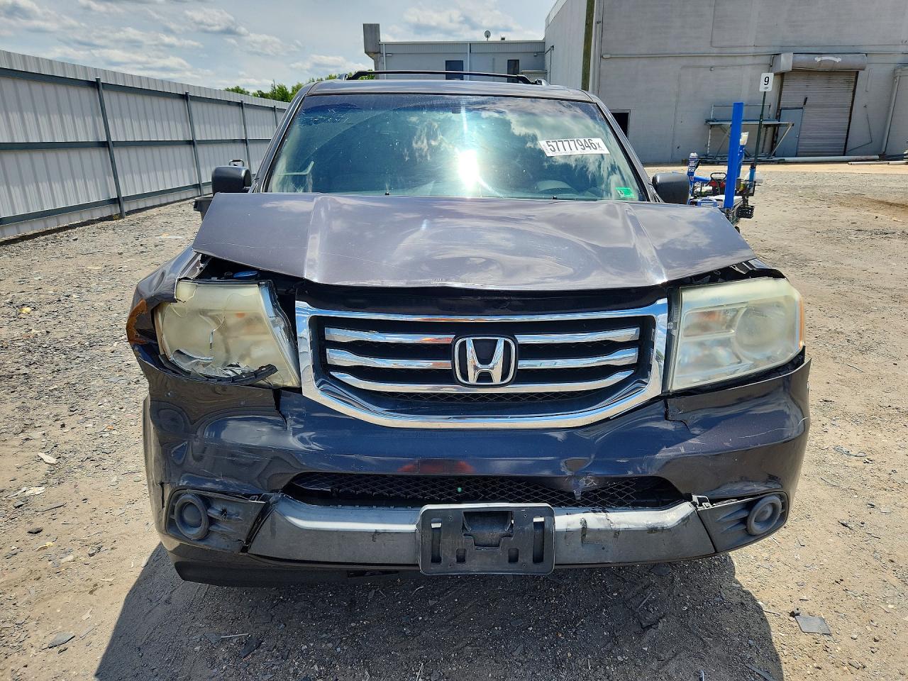 2012 Honda Pilot Lx Gray vin: 5FNYF4H22CB009836