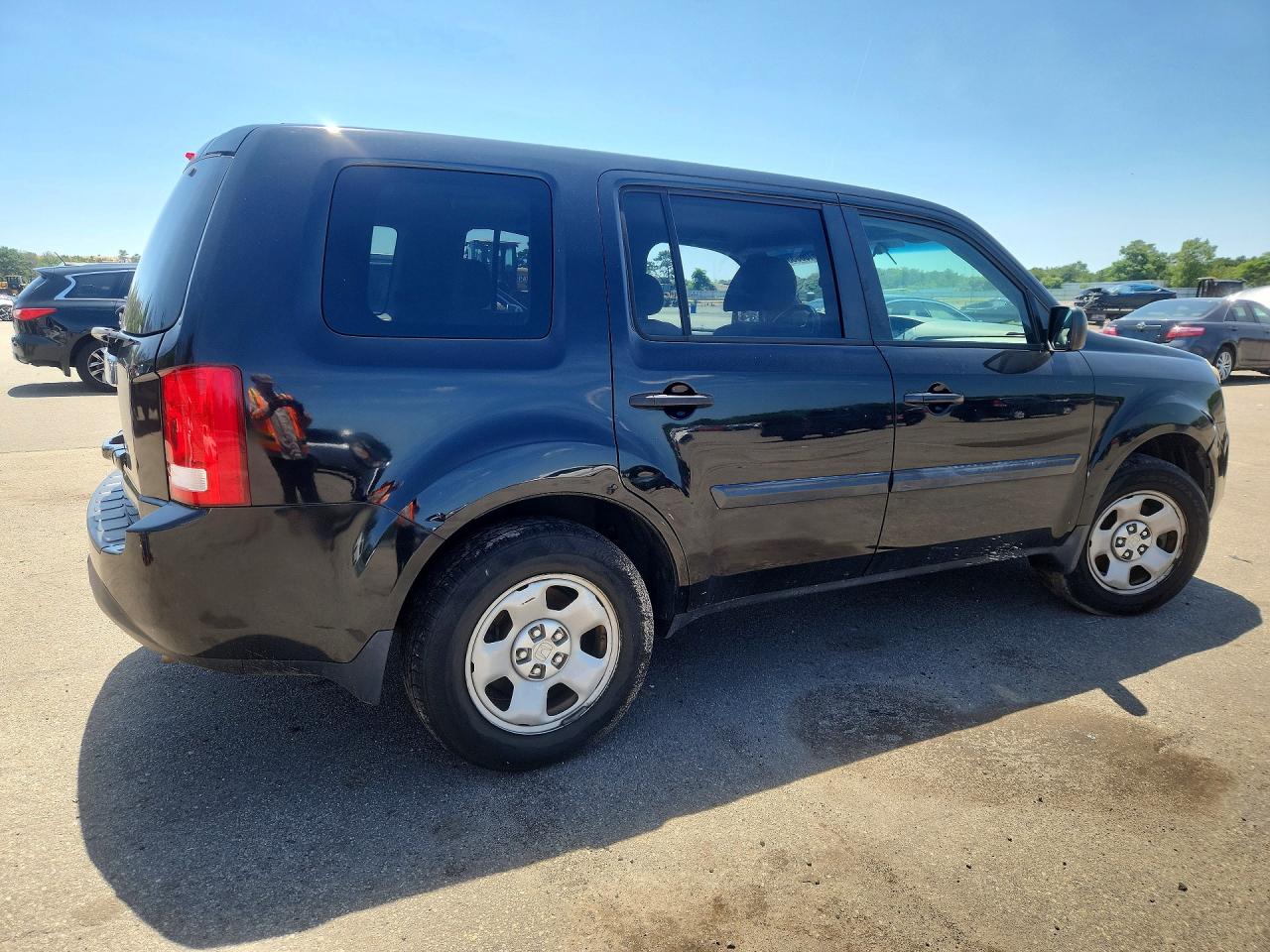 2012 Honda Pilot Lx Черный vin: 5FNYF4H22CB069857