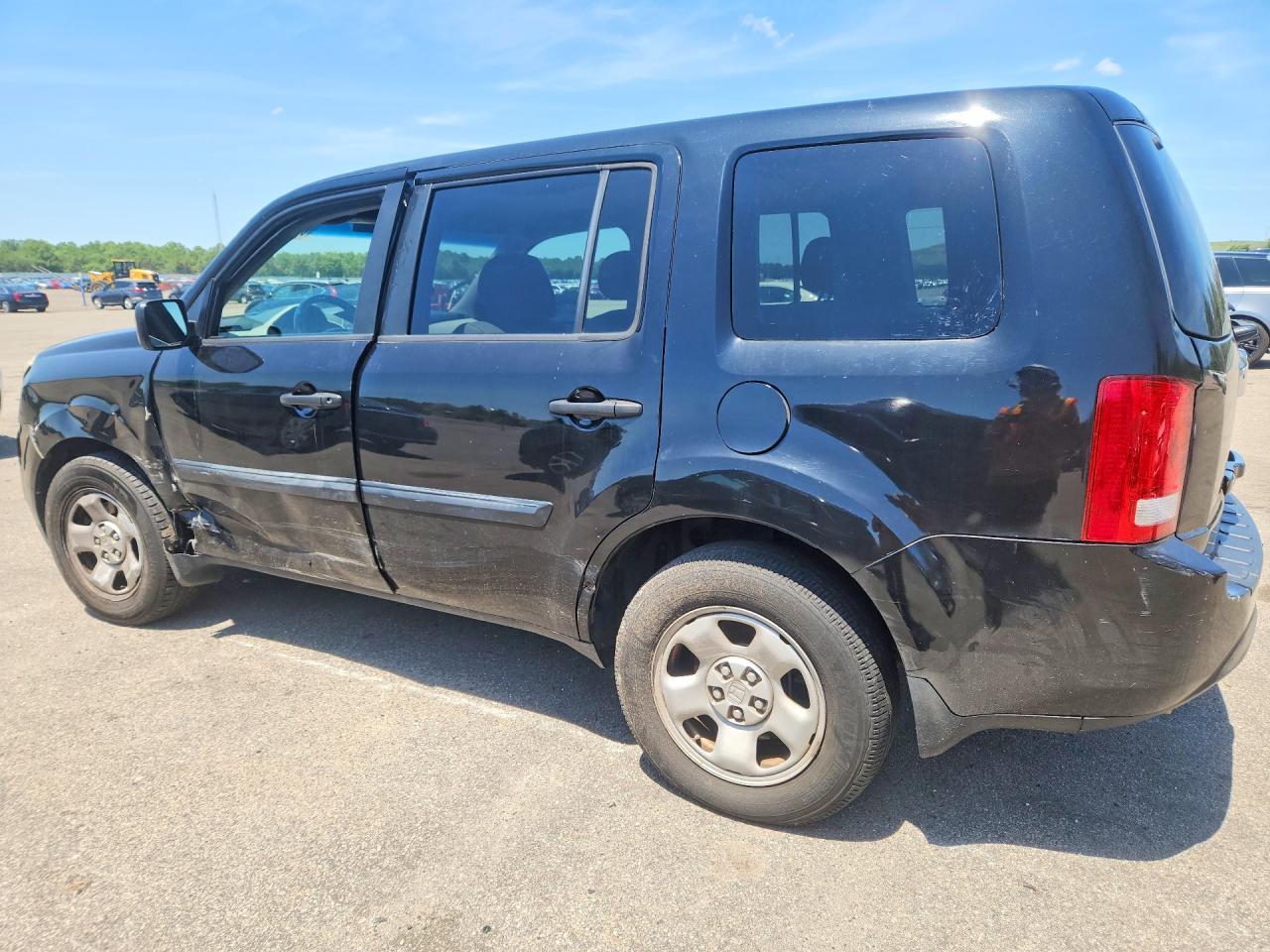 2012 Honda Pilot Lx Черный vin: 5FNYF4H22CB069857