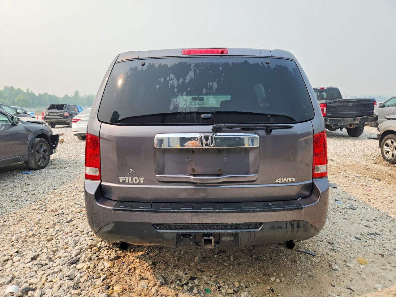 2014 Honda Pilot Lx Gray vin: 5FNYF4H22EB030544