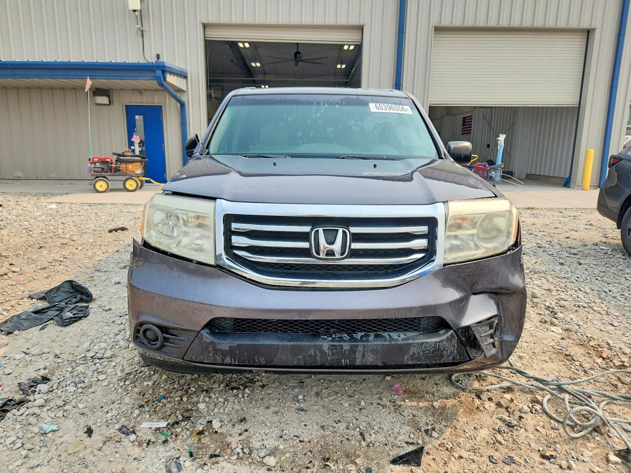 2014 Honda Pilot Lx Gray vin: 5FNYF4H22EB030544