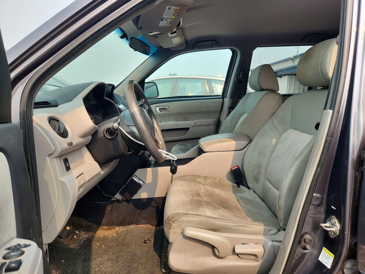 2014 Honda Pilot Lx Gray vin: 5FNYF4H22EB030544