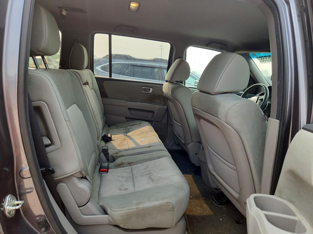 2014 Honda Pilot Lx Gray vin: 5FNYF4H22EB030544
