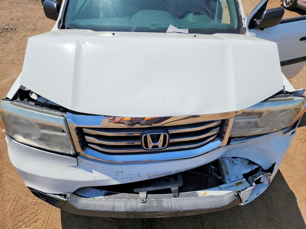 2015 Honda Pilot Lx Белый vin: 5FNYF4H22FB008142