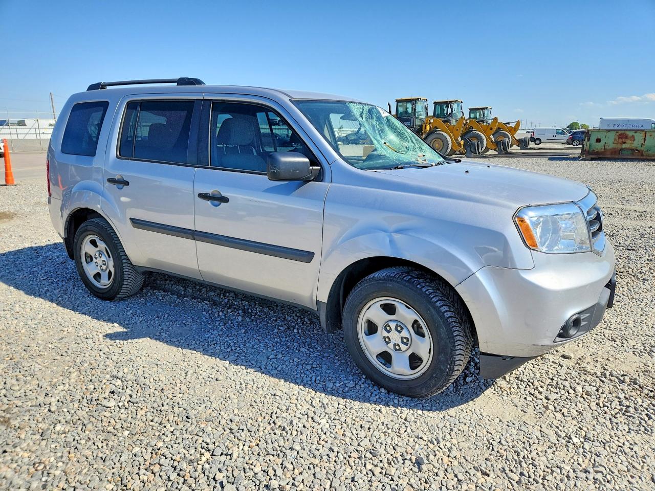 2015 Honda Pilot Lx Серебряный vin: 5FNYF4H22FB032697