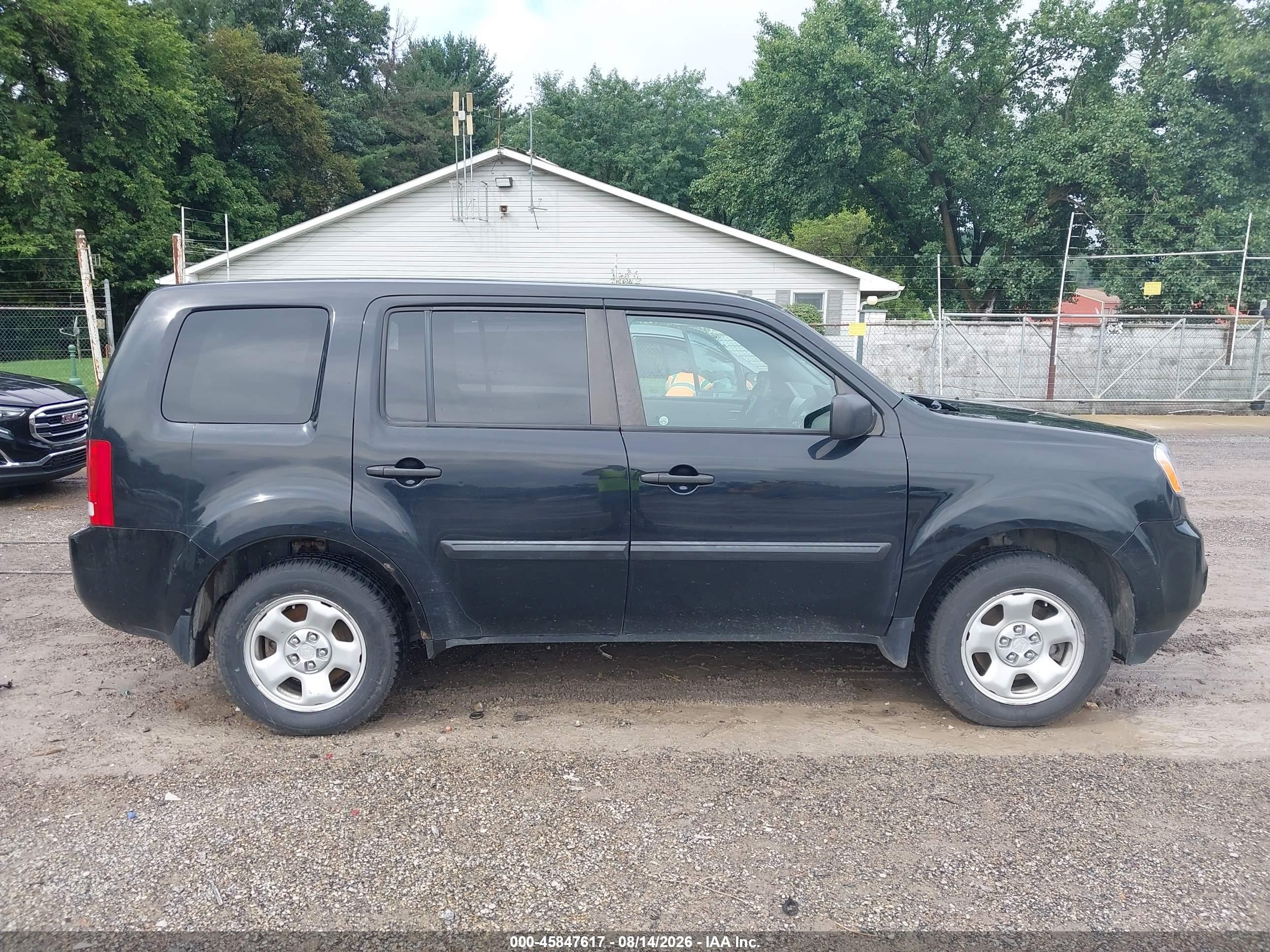 2015 Honda Pilot Lx Black vin: 5FNYF4H22FB062265