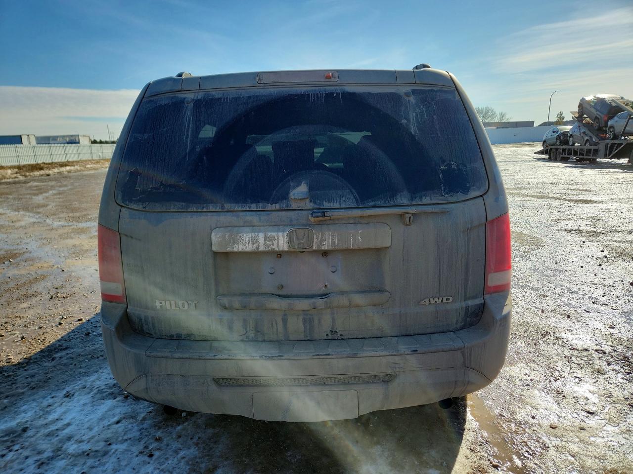 2013 Honda Pilot Lx Gray vin: 5FNYF4H23DB011855