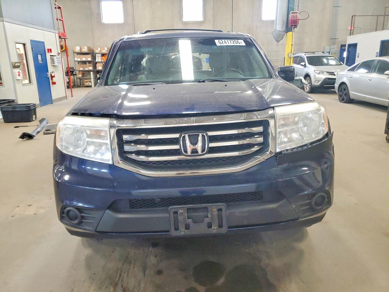 2015 Honda Pilot Lx Blue vin: 5FNYF4H23FB038847