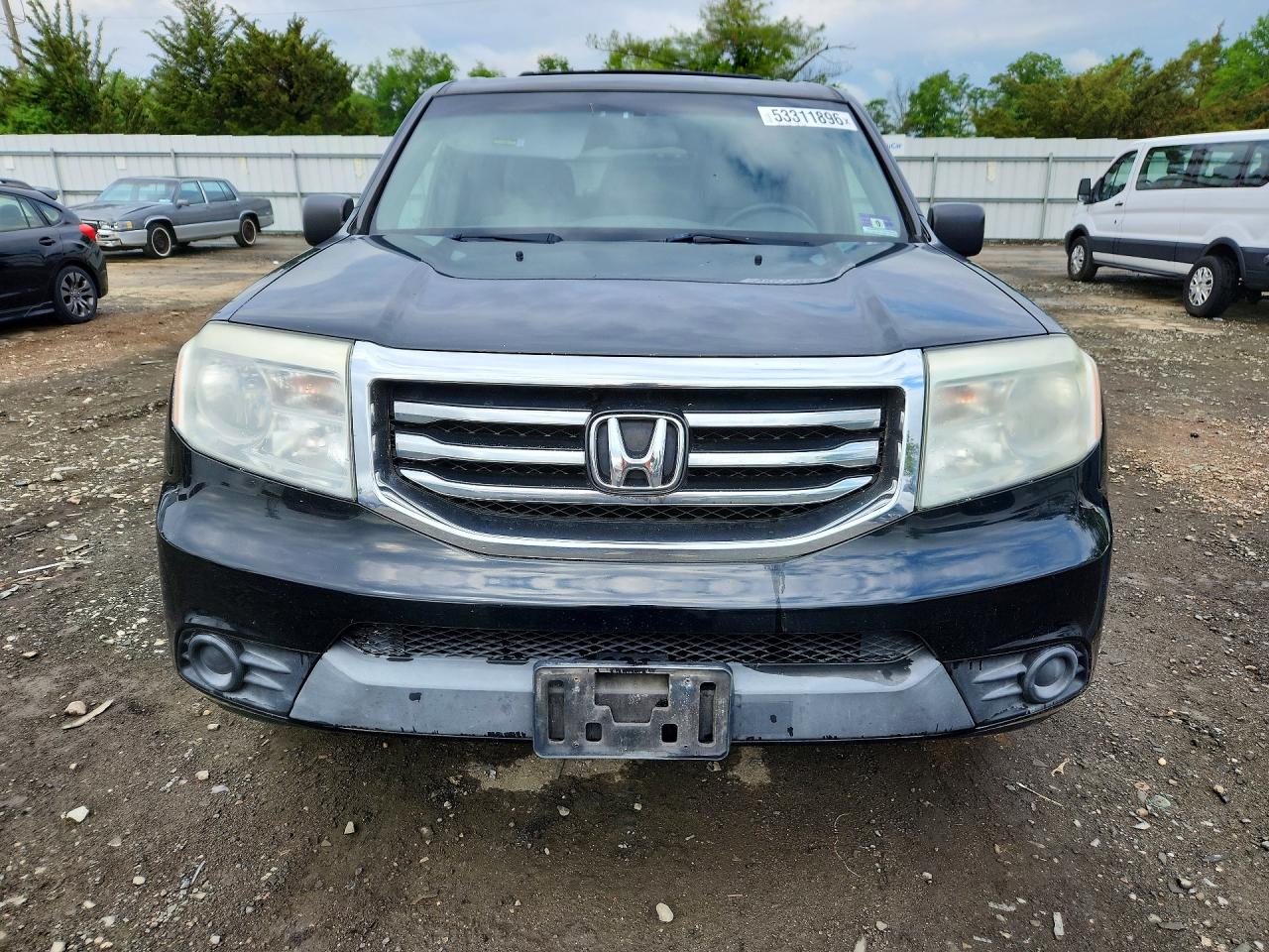 2012 Honda Pilot Lx Black vin: 5FNYF4H24CB003939