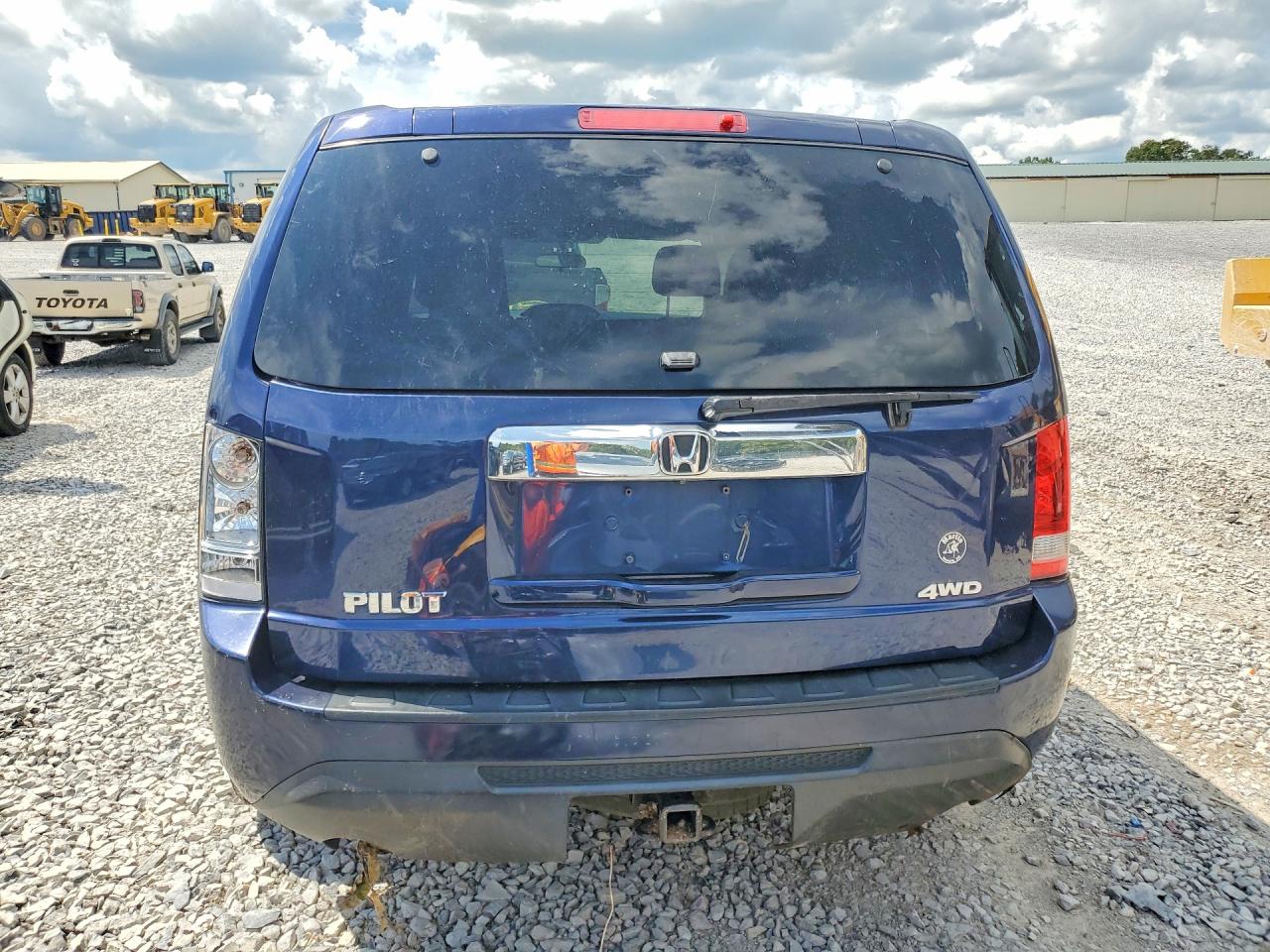 2014 Honda Pilot Lx Blue vin: 5FNYF4H24EB030898