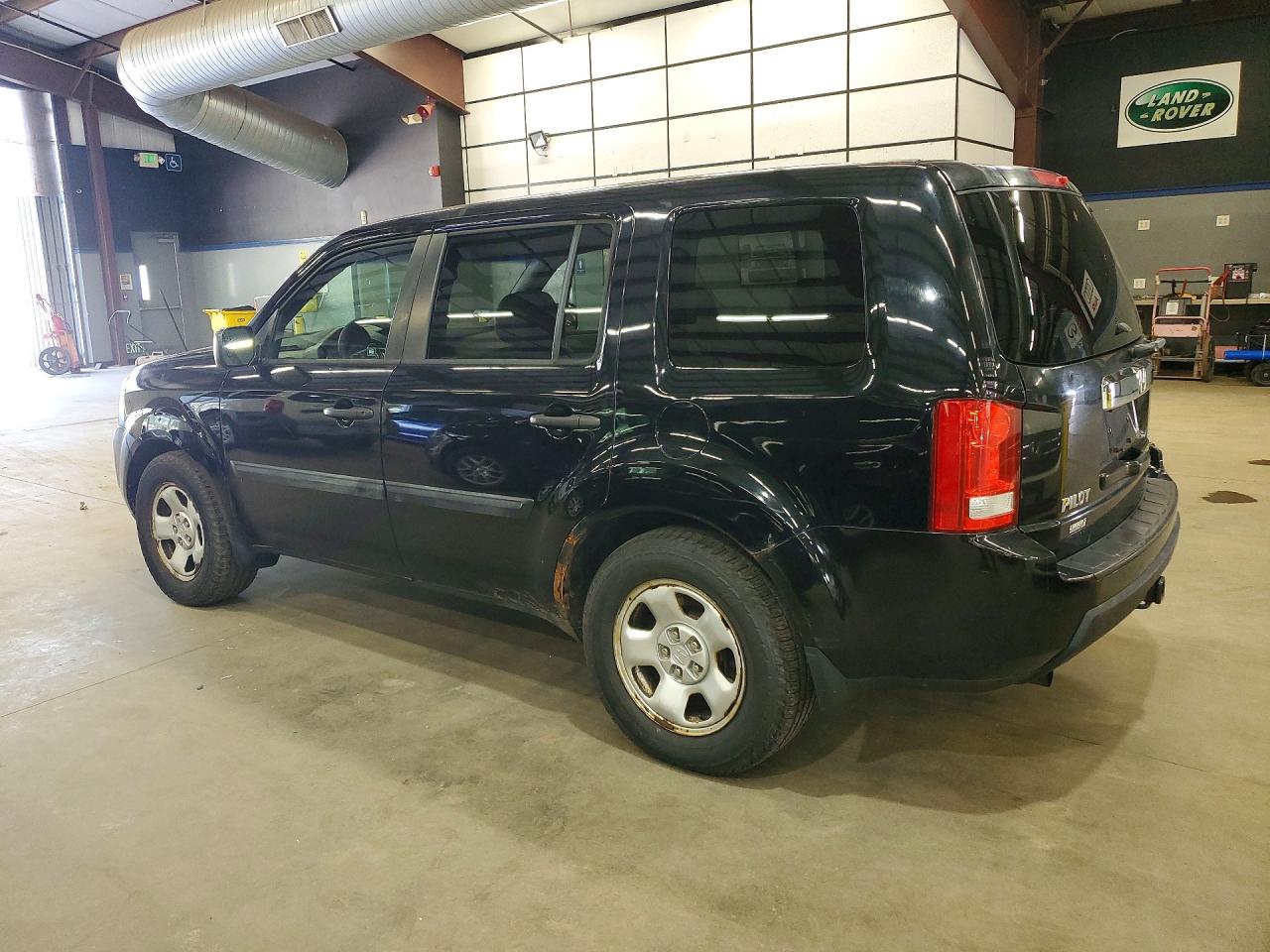 2011 Honda Pilot Lx Black vin: 5FNYF4H25BB014446