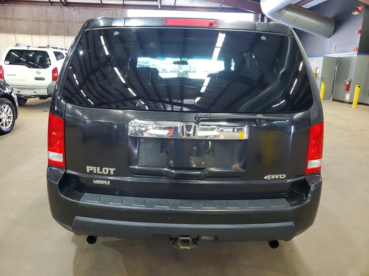 2011 Honda Pilot Lx Black vin: 5FNYF4H25BB014446