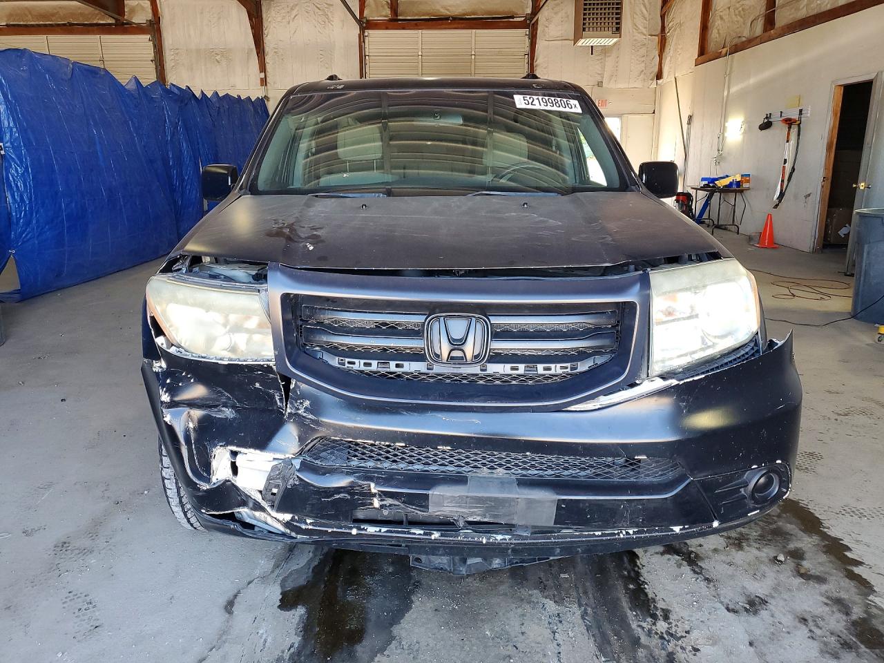 2012 Honda Pilot Lx Black vin: 5FNYF4H25CB085938