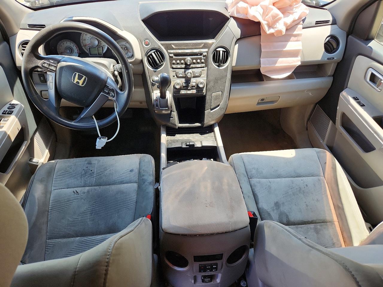 2013 Honda Pilot Lx White vin: 5FNYF4H25DB035218