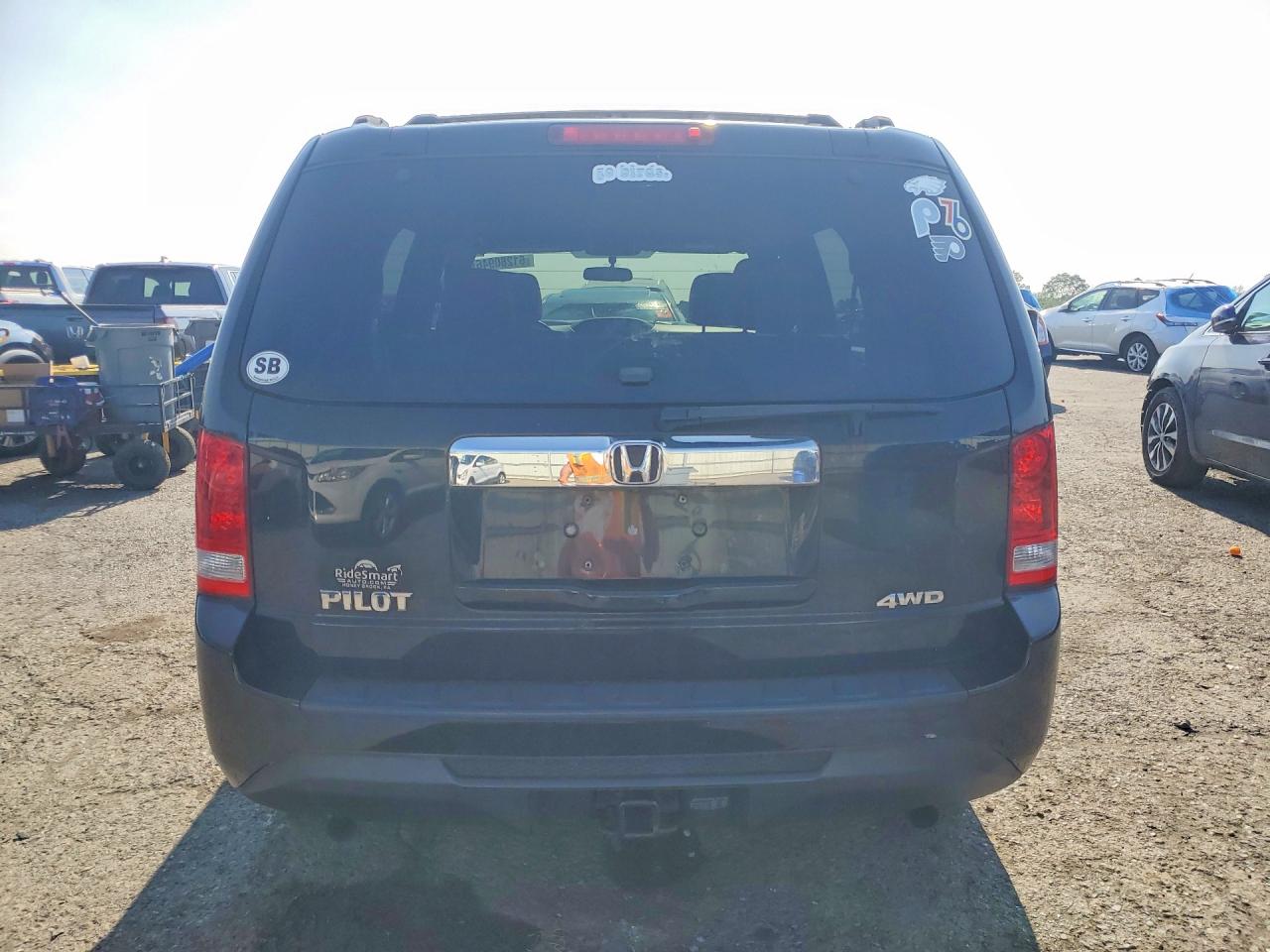 2013 Honda Pilot Lx Black vin: 5FNYF4H25DB036224