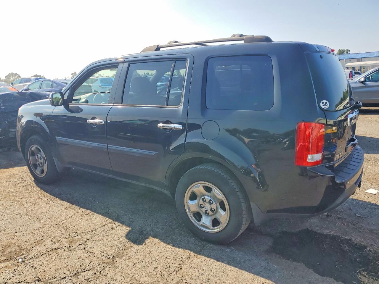 2013 Honda Pilot Lx Black vin: 5FNYF4H25DB036224