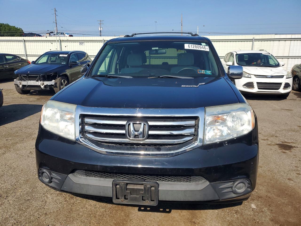 2013 Honda Pilot Lx Black vin: 5FNYF4H25DB036224