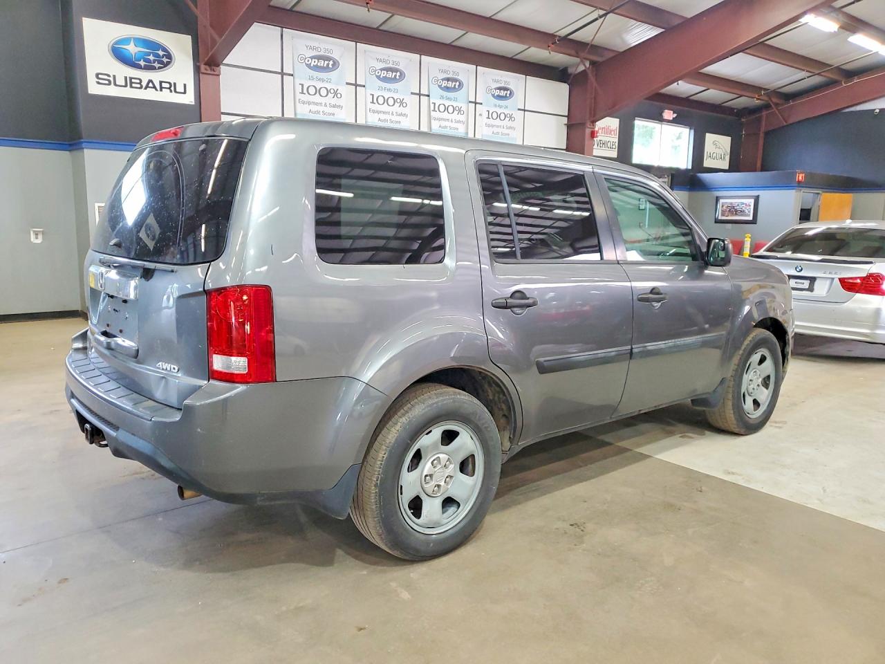 2013 Honda Pilot Lx Серый vin: 5FNYF4H25DB073872